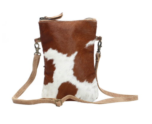 White And Brown Crossbody