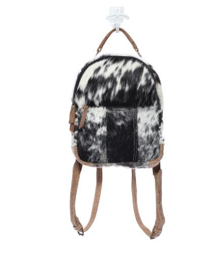 Compact Hair-on Backpack - Premium Backpack from Myra - Just $95! Shop now at Three Blessed Gems