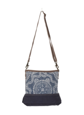 Navy Kilim Shoulder Bag - Premium Bag from Myra - Just $54! Shop now at Three Blessed Gems