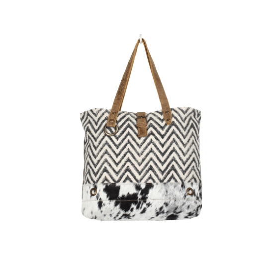 Applique Tote Bag - Premium Bag from Myra - Just $69! Shop now at Three Blessed Gems