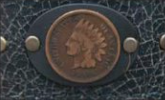 Leather Coin Bracelet