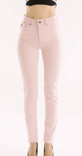 Strech Blush Jeans - Premium Pants from KANCAN - Just $34! Shop now at Three Blessed Gems