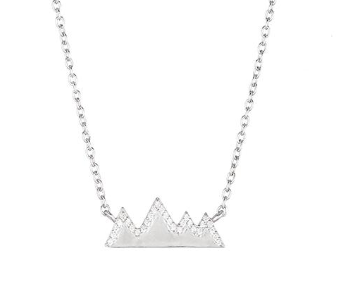 Mountain White Topaz Necklace - Premium Necklace from A. Schenkein - Just $110! Shop now at Three Blessed Gems