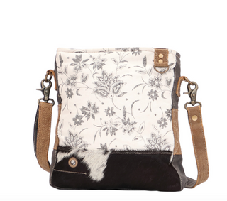 Albino Cowhide Shoulder Bag