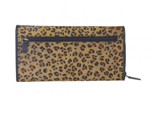 Graceful Leopard Print Wallet - Premium Wallet from Myra - Just $59! Shop now at Three Blessed Gems