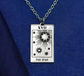 Sterling Silver Star Tarot Card Necklace - Premium Necklaces from Nina Designs - Just $86! Shop now at Three Blessed Gems