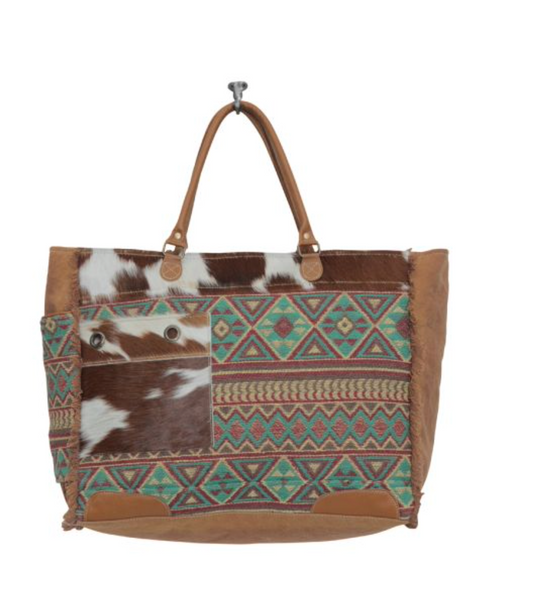 Brown Translations Weekender Bag - Premium bags from Myra - Just $97! Shop now at Three Blessed Gems