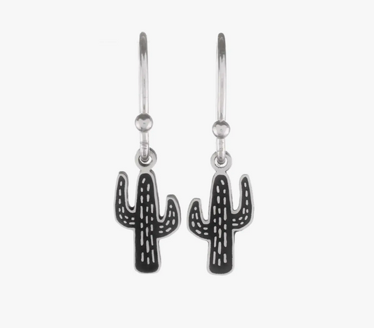 Cactus Earrings - Premium Earrings from Bearded Jeweler - Just $48! Shop now at Three Blessed Gems
