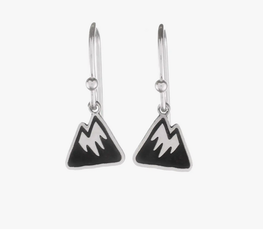 Mountain Silver Earrings - Premium Earrings from Bearded Jeweler - Just $48! Shop now at Three Blessed Gems