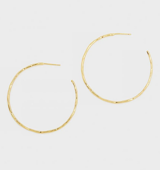 Tanner Hoops - Premium earring from Gorjana - Just $65! Shop now at Three Blessed Gems