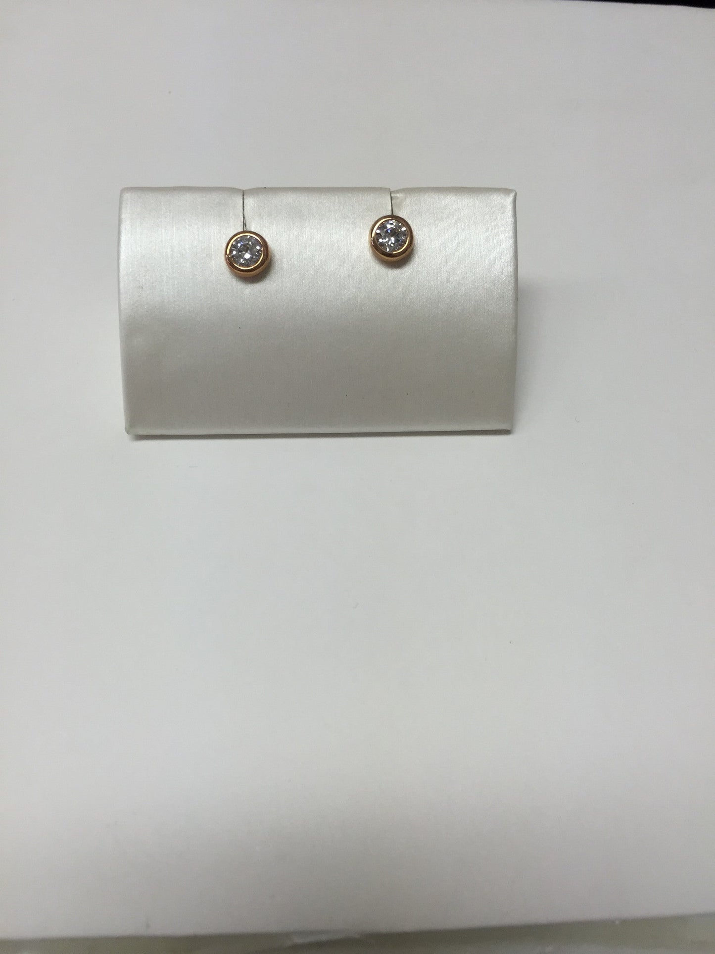 Glint 5MM CZ Gold Earrings - Premium Earrings from Kebella - Just $39! Shop now at Three Blessed Gems