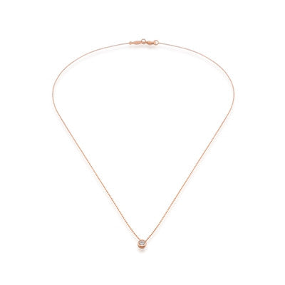 Glint 3MM CZ 24K Gold Necklace - Premium Necklace from Kebella - Just $34! Shop now at Three Blessed Gems