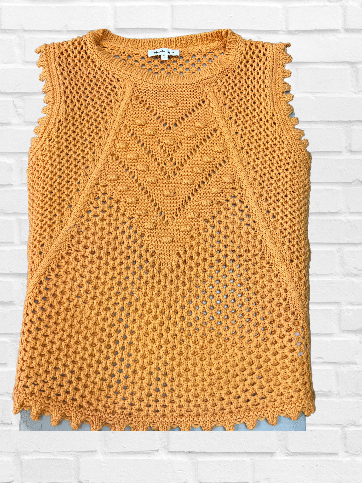Crochet Tank Top - Premium Shirts & Tops from Another Love - Just $52.50! Shop now at Three Blessed Gems